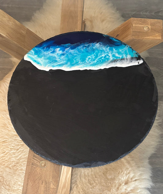 Wild Atlantic Way Round Slate Serving Board