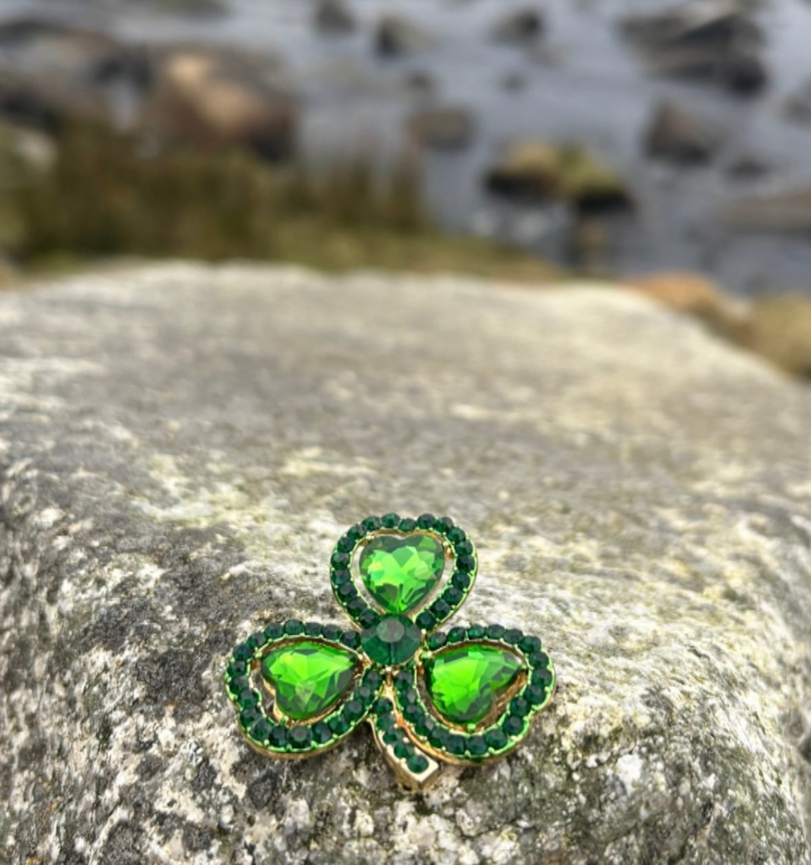 Shamrock brooch- Erin
