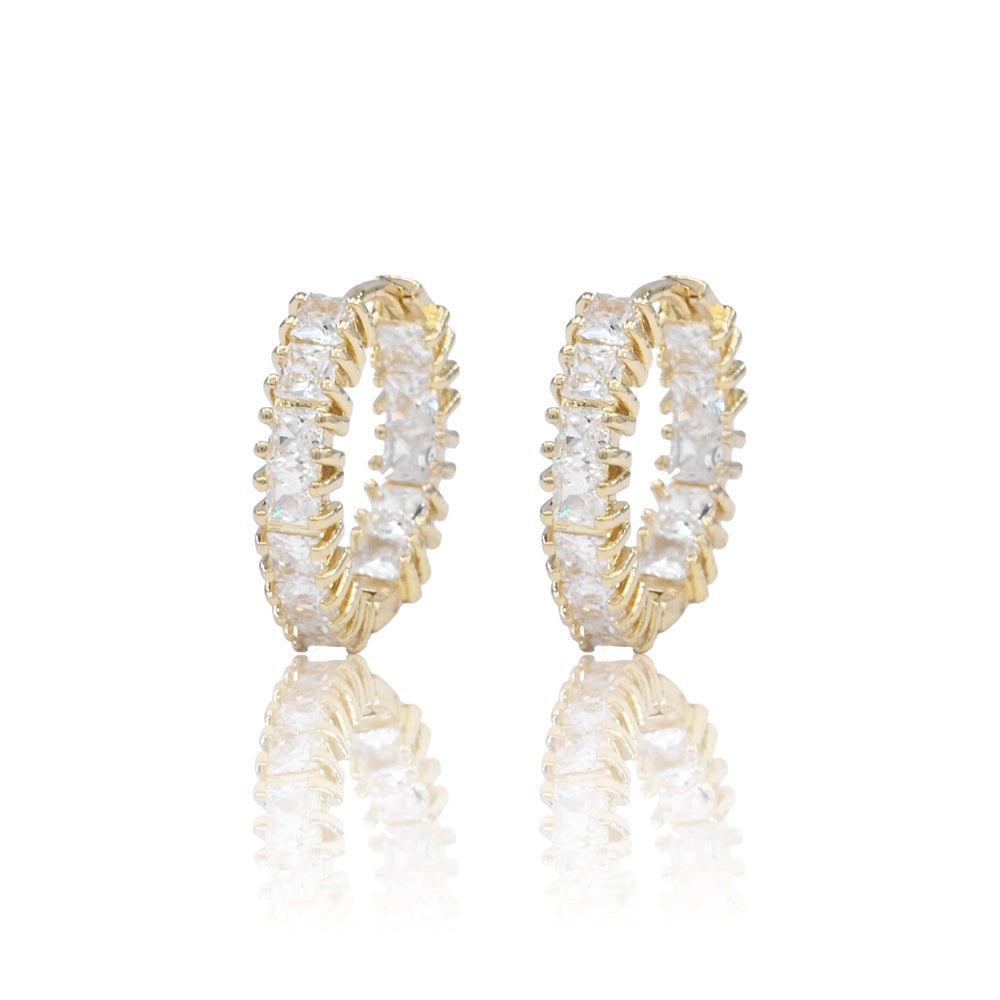 Aurora Gold-Dipped Hoops