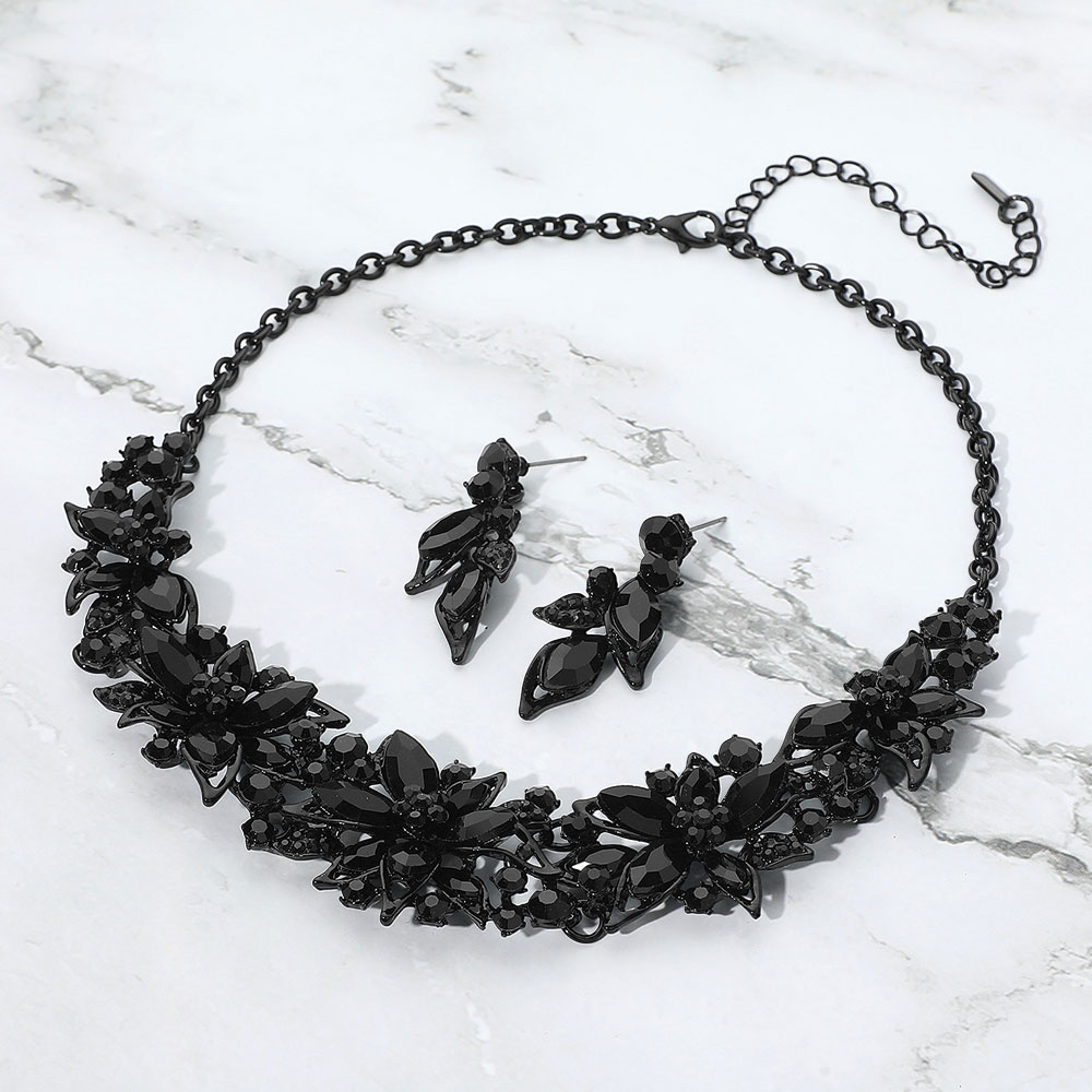 Flower crystal set- Bridget