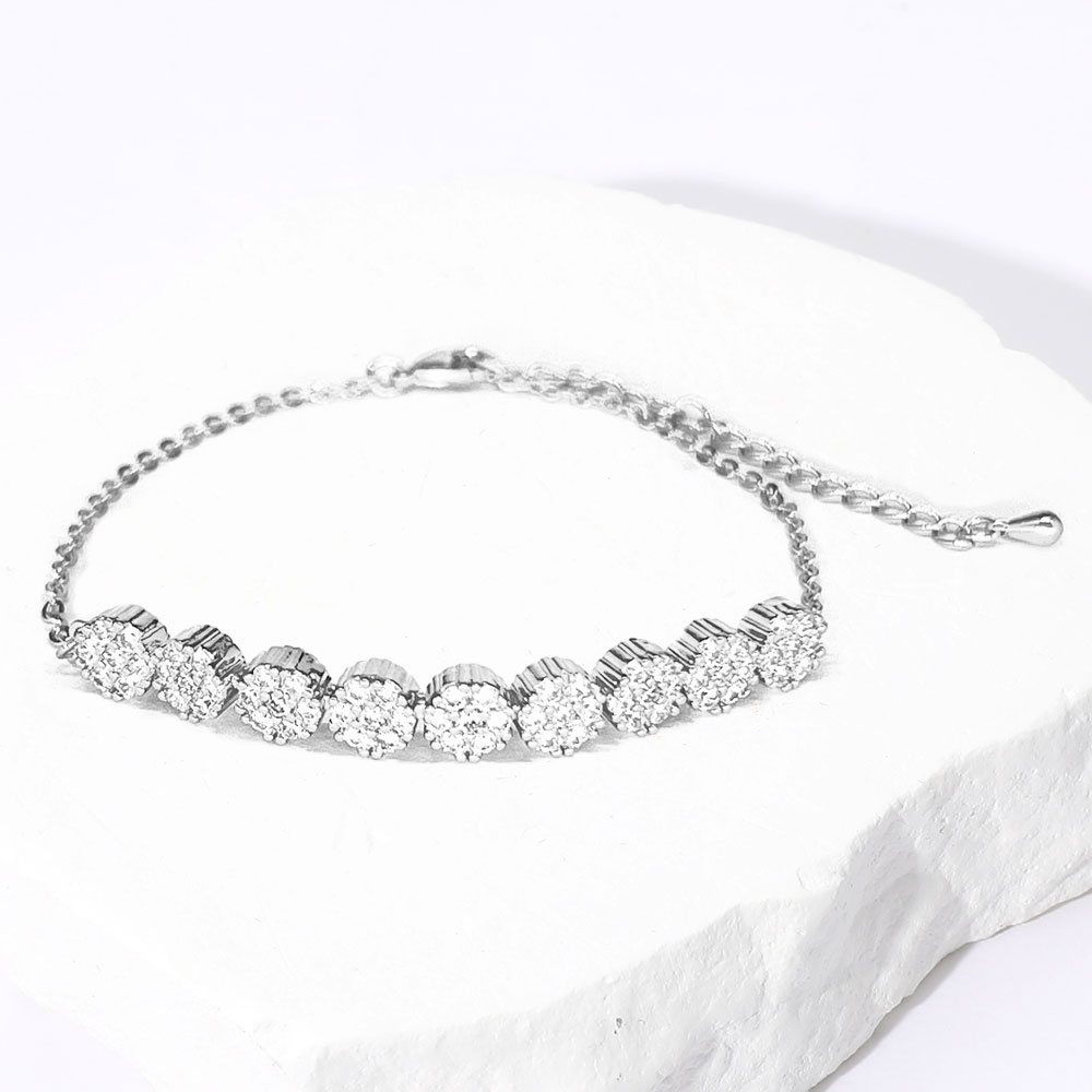 Marquise tennis bracelet-Julie