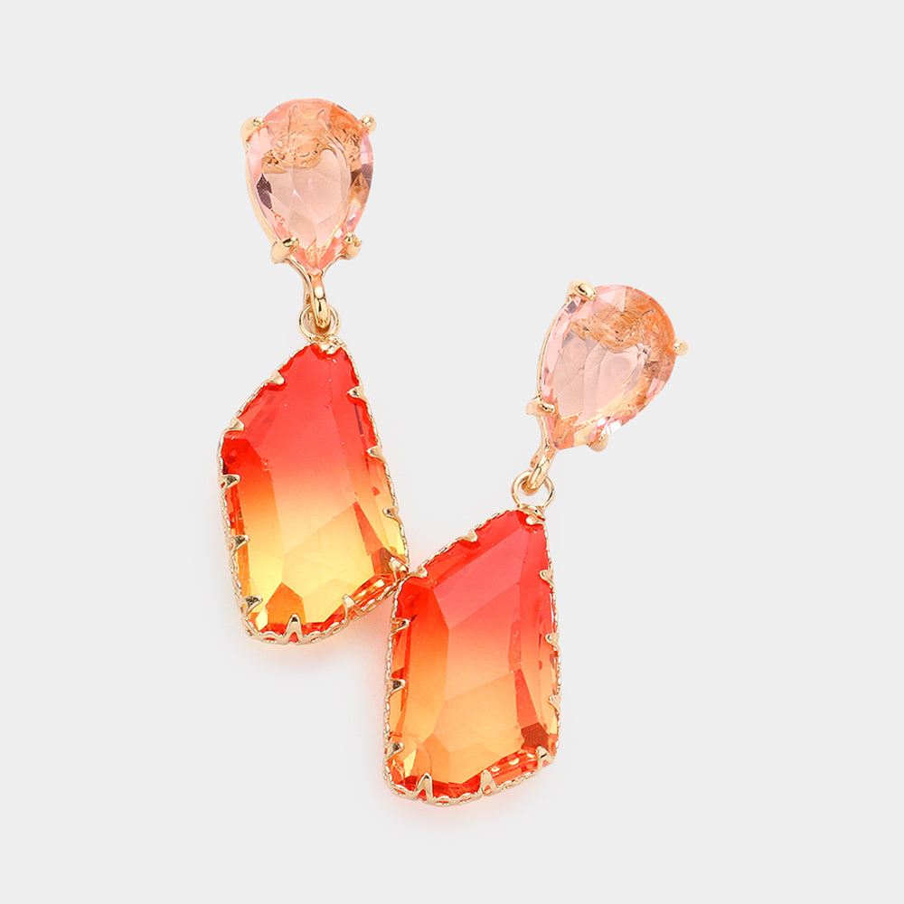 Sunset Ombre earrings- Solis
