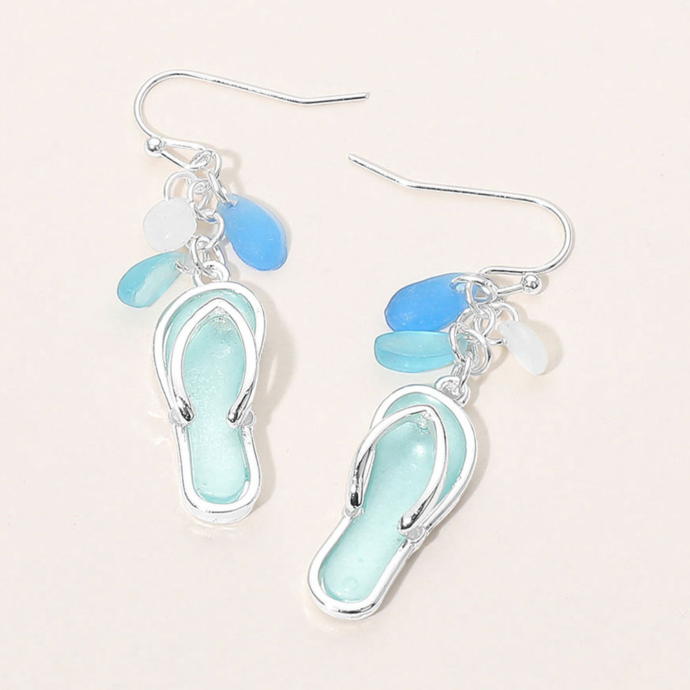 Sandy Toes Sea Glass Earring