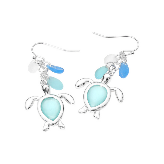 Iniscoo sea glass earrings