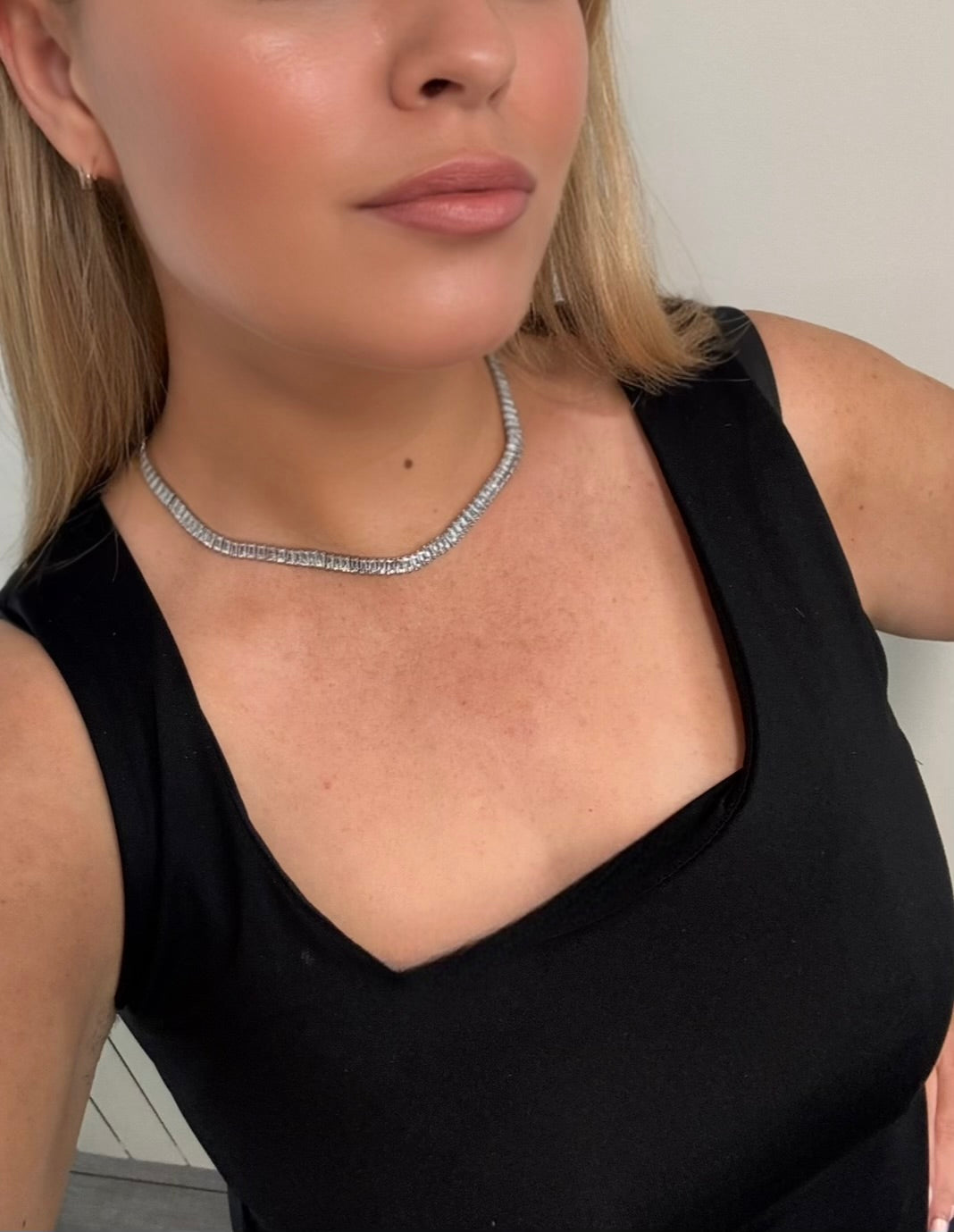 Radiance Emerald Tennis Necklace