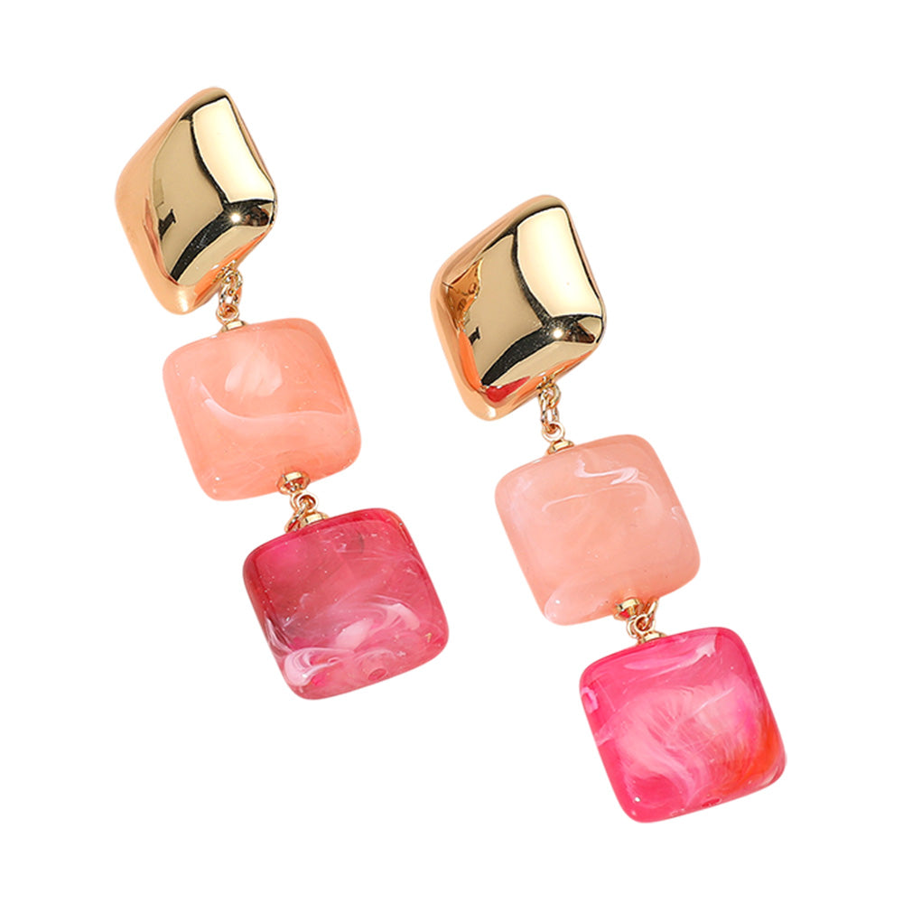 Sunset drop earrings