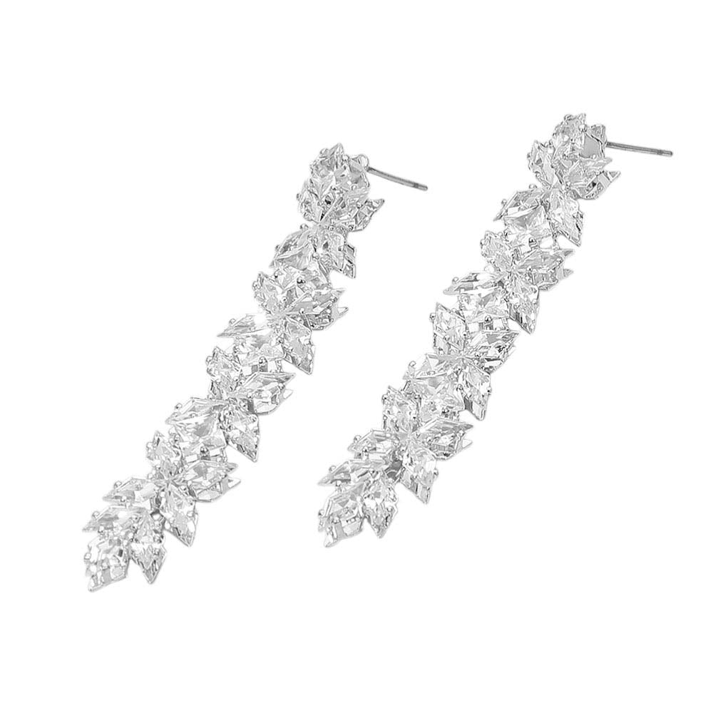 Marquise drop earrings