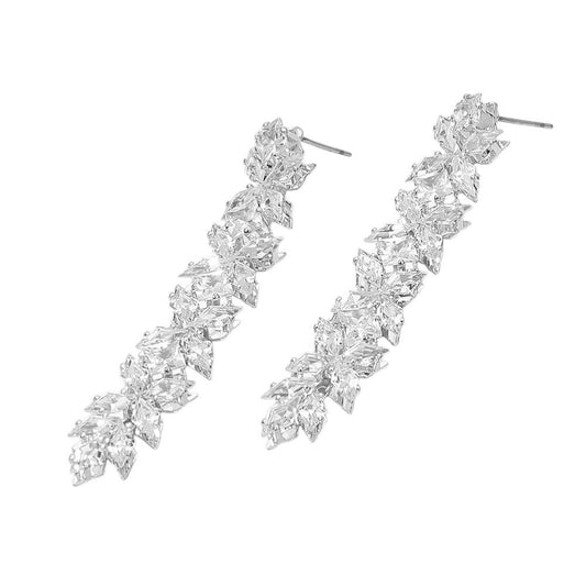 Marquise drop earrings