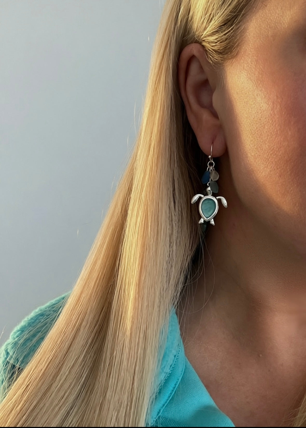Iniscoo sea glass earrings