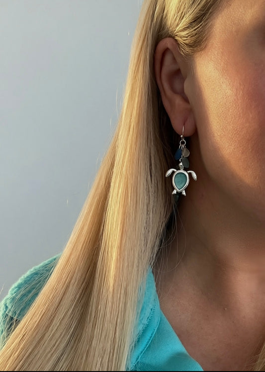 Iniscoo sea glass earrings
