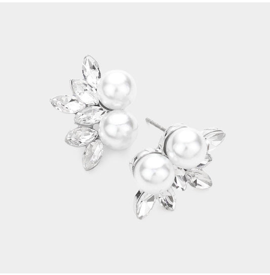 Pear statement studs-Lisa