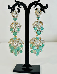 Crystal statement earrings- Becca