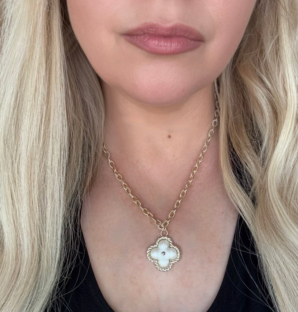 Mother Of Pearl Necklace-Doireann