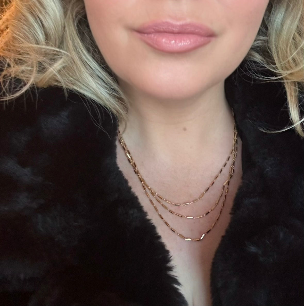 Triple Layered Necklace-Gracie