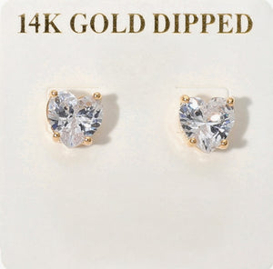 14K Gold Dipped Earrings