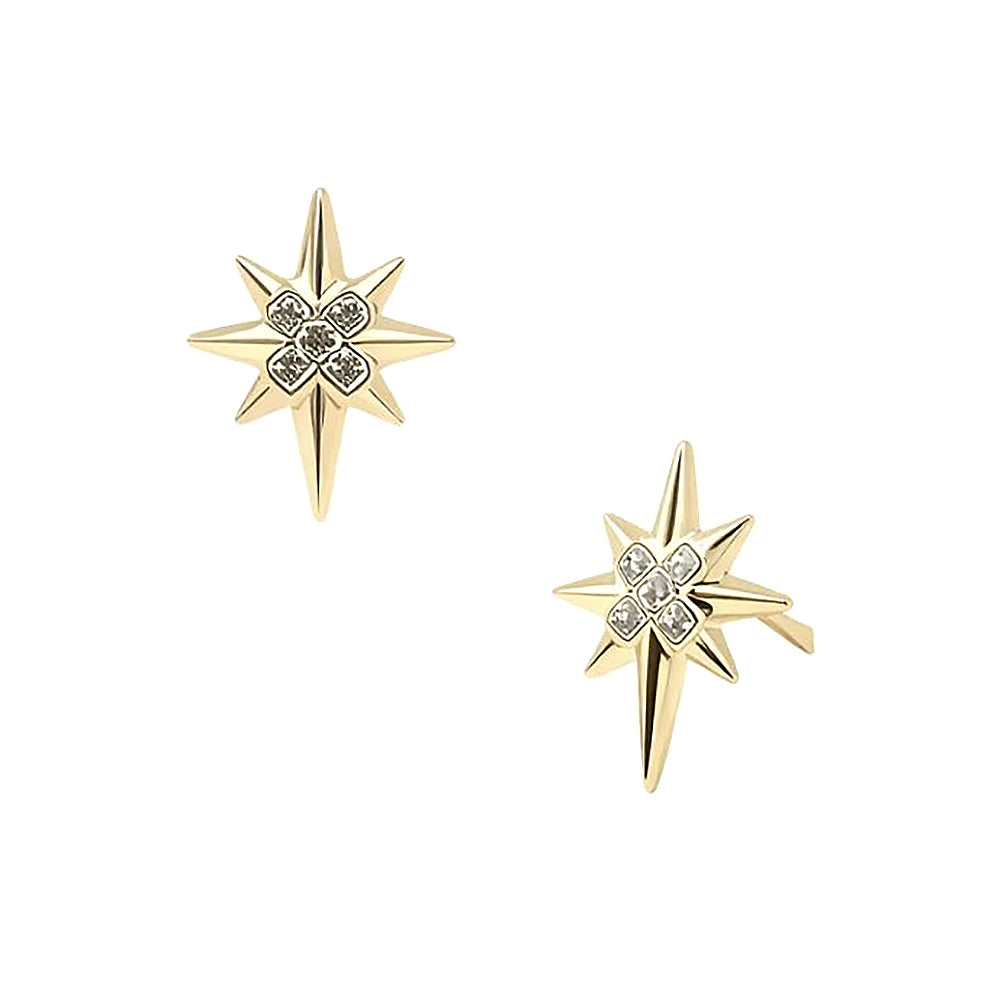 14K Gold dipped North Star Studs