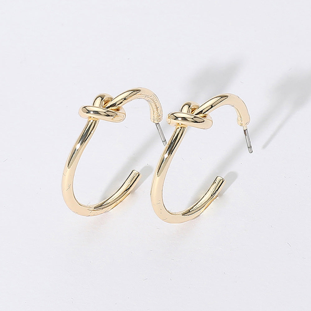 14K Gold Dipped Hoop Earrings