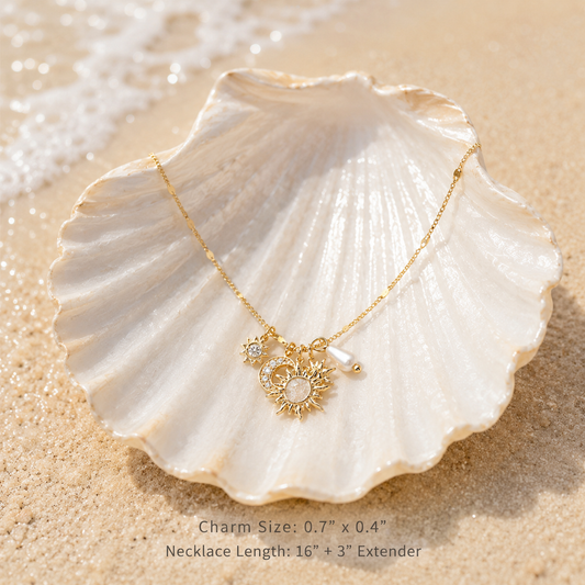 The Summer Solstice 18K Gold Necklace