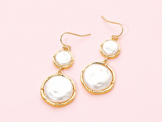 Atlantic Moon Drop Earrings