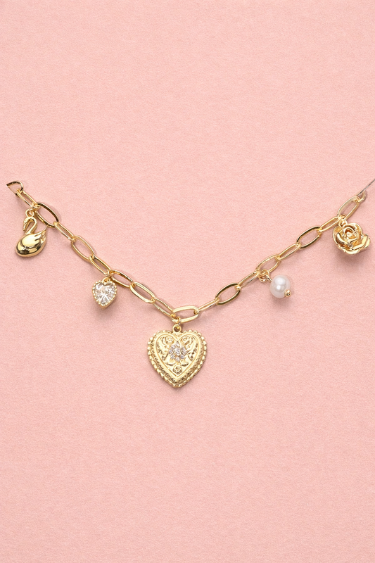 Love Charm Necklace-Vickie