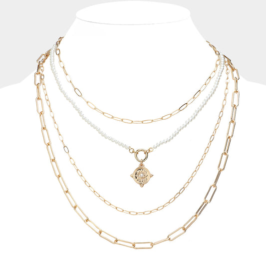 Trailblazer Evil Eye Layered Necklace