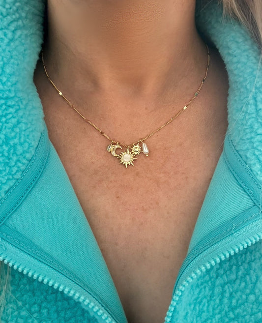 The Summer Solstice 18K Gold Necklace