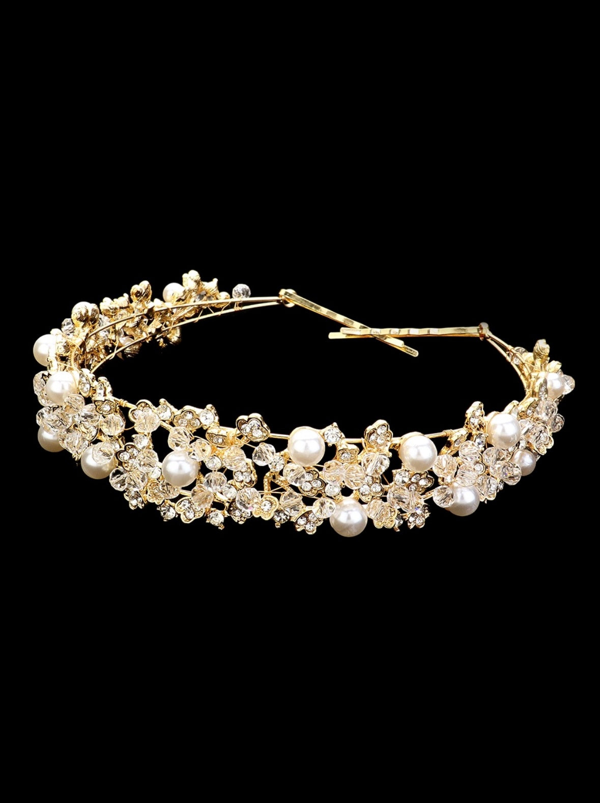 Gold Pearl crown-Maggie