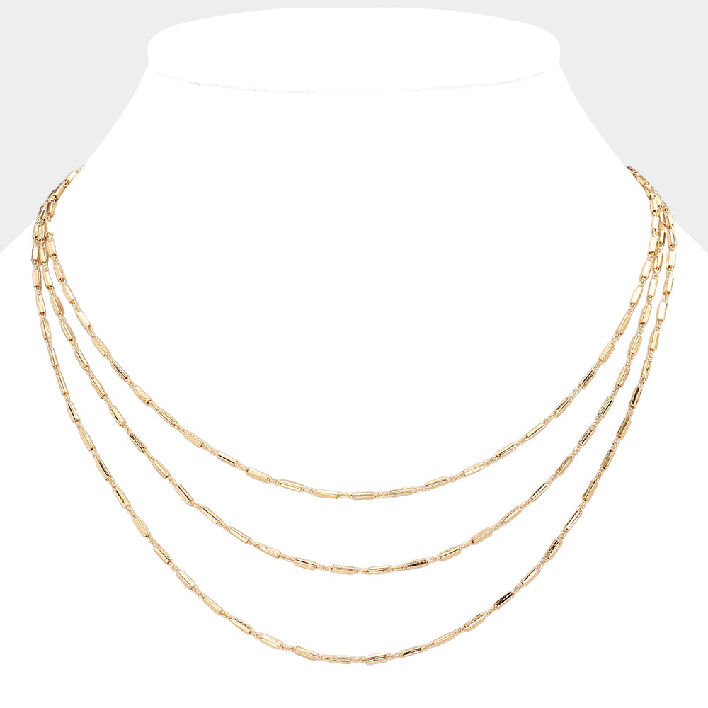 Triple Layered Necklace-Gracie