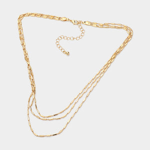 Triple Layered Necklace-Gracie