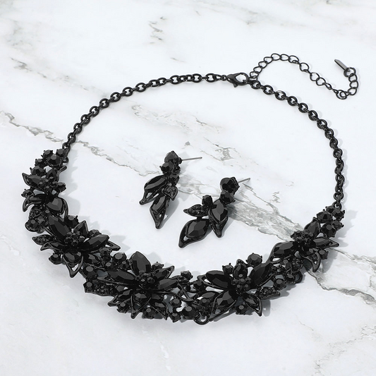 Flower crystal set- Bridget