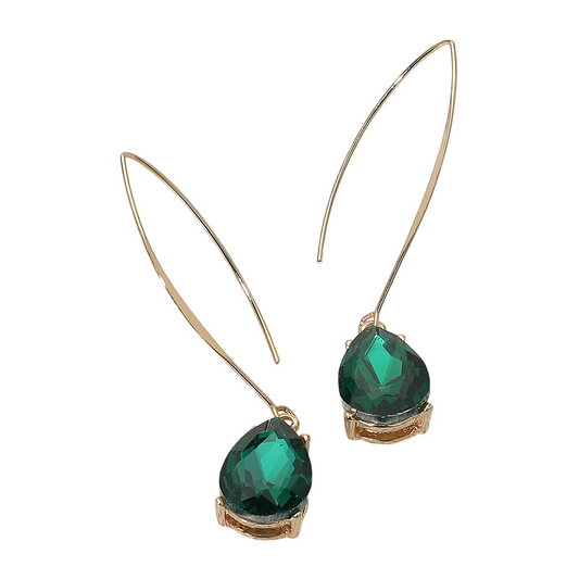 Faceted gemstone earrings-Róisín