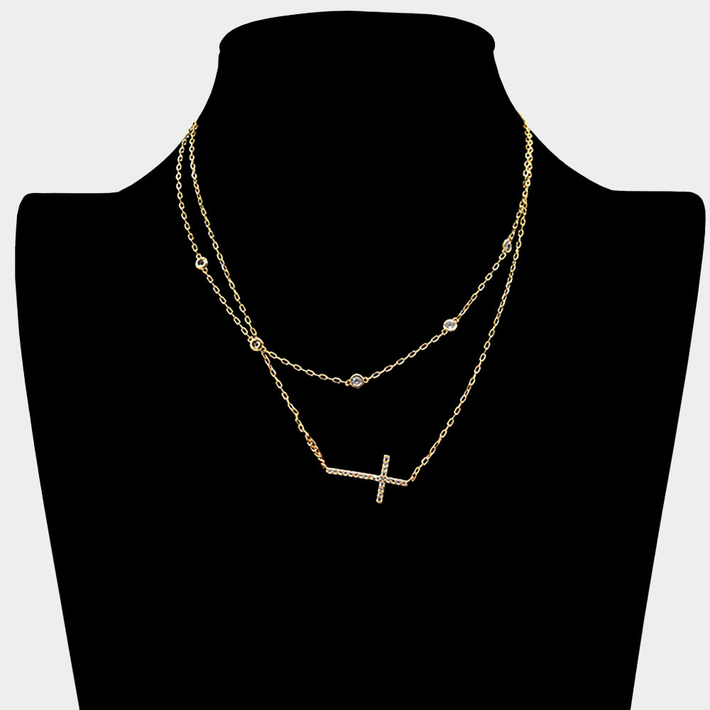 Double Layered Necklace- Caroline