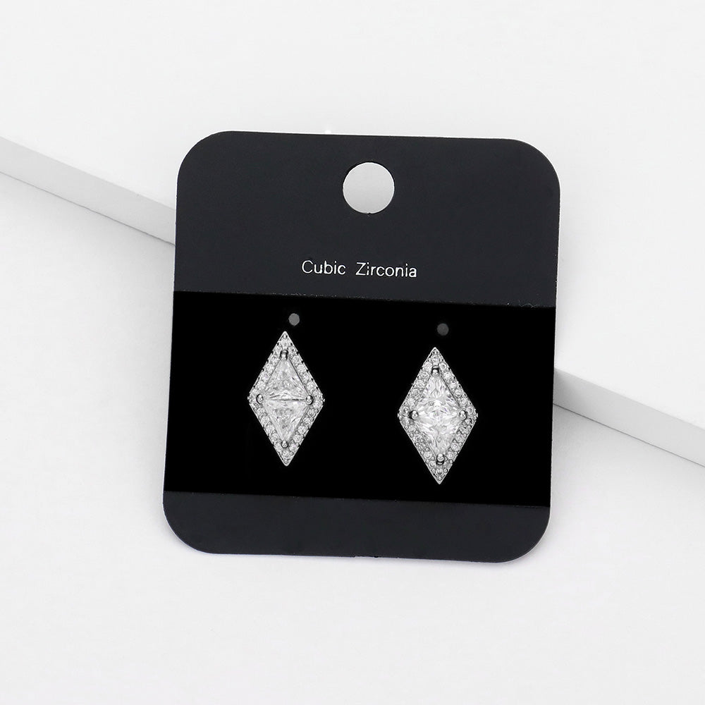 Stud Evening Earrings-Khalilah.
