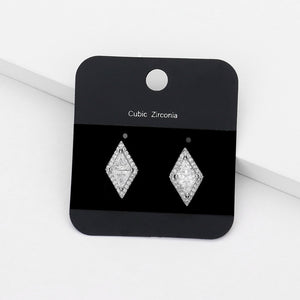 Stud Evening Earrings-Khalilah.