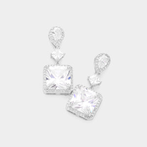 Multi Stone Evening Earrings- Sara