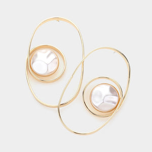 Pearl Accented Earrings-Valeriya