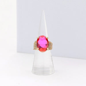 Oval Cut Stone Ring-Ailbhe